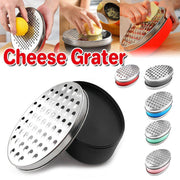 Stainless Steel Kitchen Cheese Grater with Container Storing Fruits Cheese Box - Green V528-GRATER-GREEN-206488