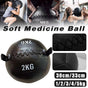 Non-Elastic Soft Squat Wall Ball for Solid Gravity and Balance Training Workouts - 1kg V528-GRAVITY-BALL-BLACK-1-906047