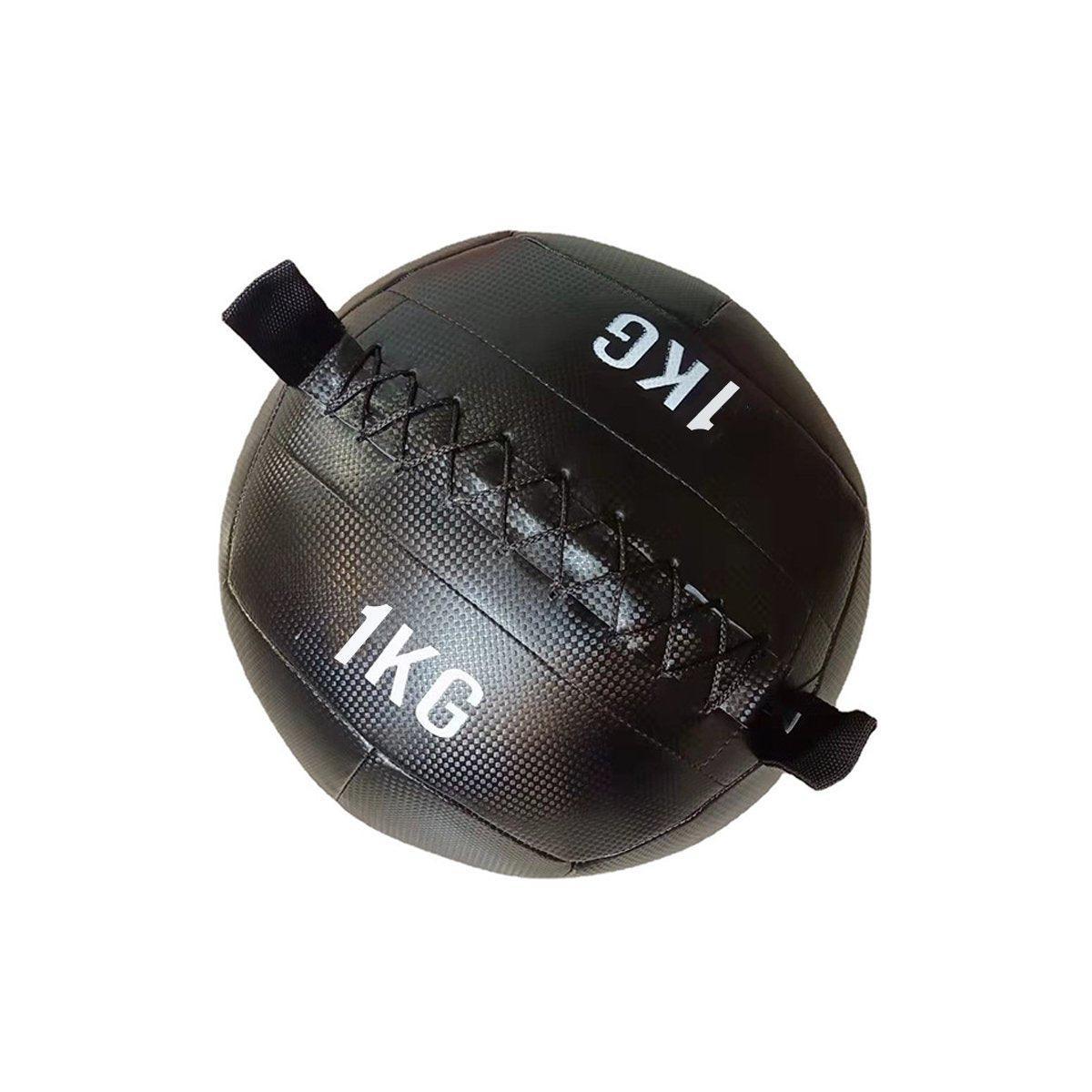Non-Elastic Soft Squat Wall Ball for Solid Gravity and Balance Training Workouts - 5kg V528-GRAVITY-BALL-BLACK-5-960054