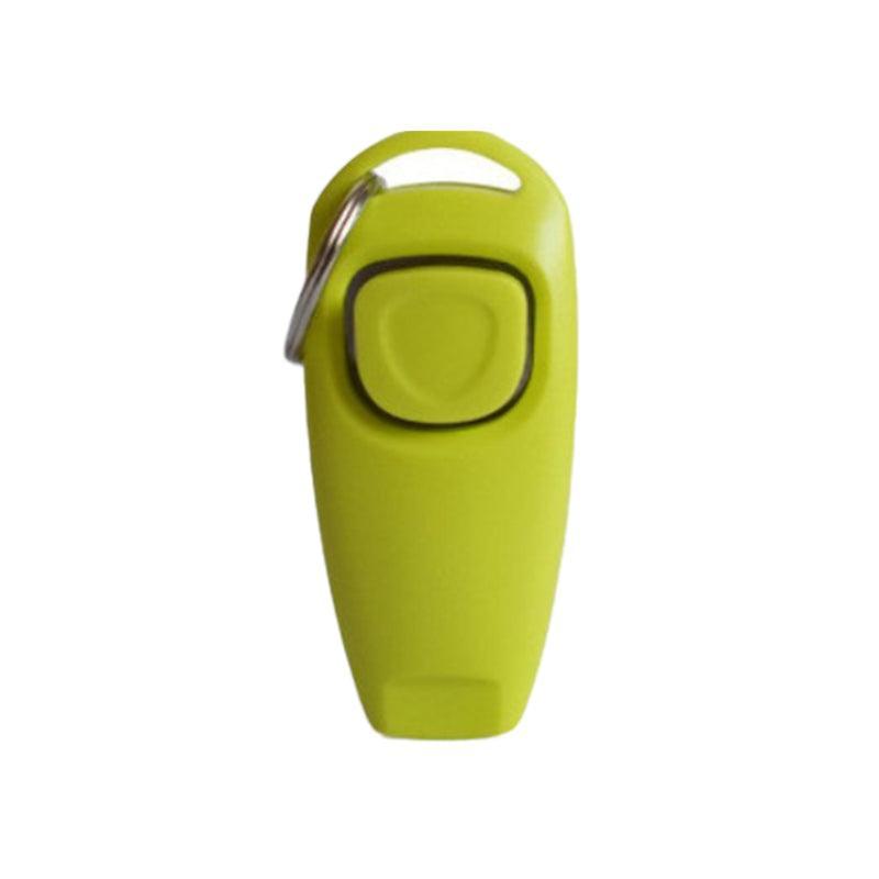 Dog Whistle and Clicker Set for Training Stop Barking Obedience Tool Combo - Green V528-GRCOLOUR-GREEN69531