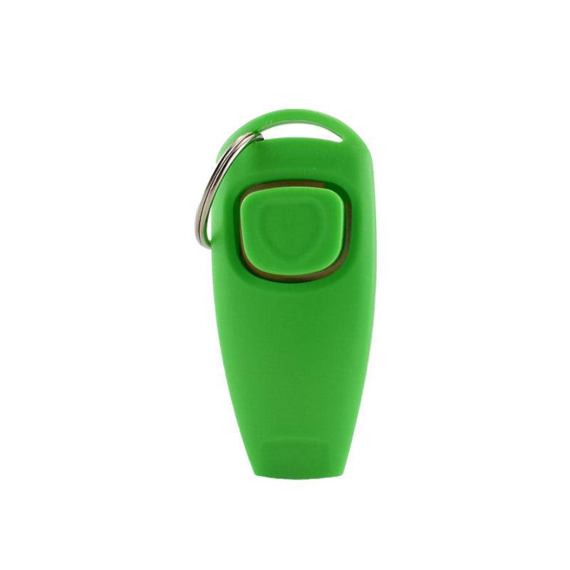 Dog Whistle and Clicker Set for Training Stop Barking Obedience Tool Combo - Green V528-GRCOLOUR-GREEN69531