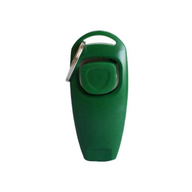 Dog Whistle and Clicker Set for Training Stop Barking Obedience Tool Combo - Green V528-GRCOLOUR-GREEN69531