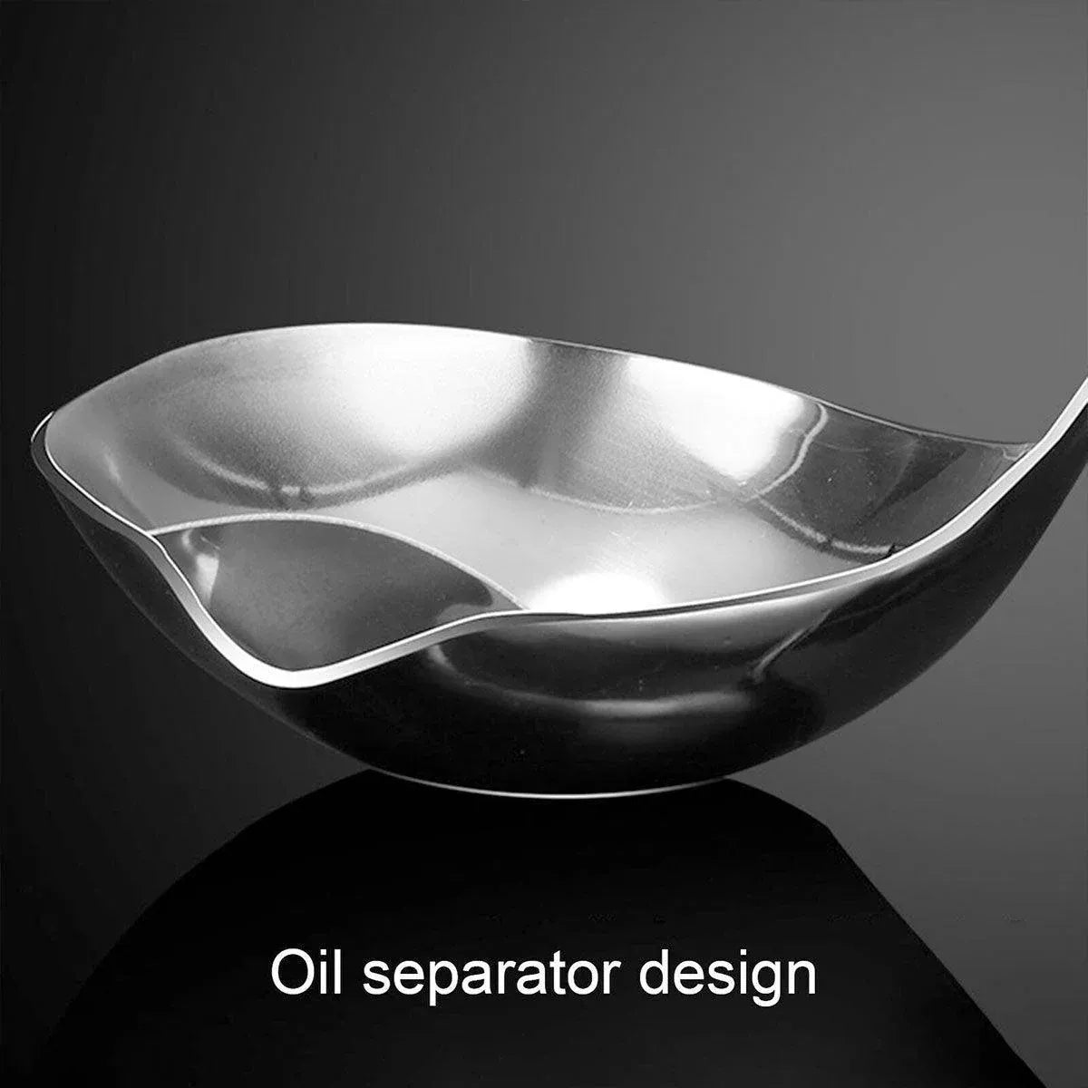 Oil Separator Spoon Kitchen Multifunctional Filter Household Hot Pot Soup Spoon - S V528-GREASE-SPATULA-S-966610