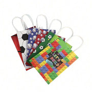 30PCS Fashion Ball Kraft Paper Gift Bag Festivals gift tote bag Party Favor Bag - Green-Football-30pcs V528-GREEN-FOOTBALL-30PCS-720521