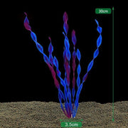 10PCS Artificial Plants Fish Tank Aquarium Aquatic Plants Simulated Water Grass V528-GREENARTIFICIA-10PCS-868127