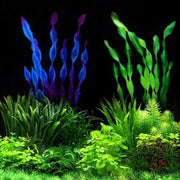 10PCS Artificial Plants Fish Tank Aquarium Aquatic Plants Simulated Water Grass V528-GREENARTIFICIA-10PCS-868127