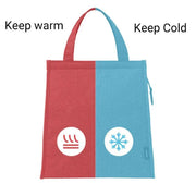 M Size Lunch Bag Thermal Insulated Box Bento Pouch Food Tote Work School Picnic - Grey V528-GREY-M-360893