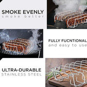 Barbecue Grill Net Outdoor BBQ Rack Cooking Basket Baking Tool Picnic Camping - Silver V528-GRILL-SILVER-961254