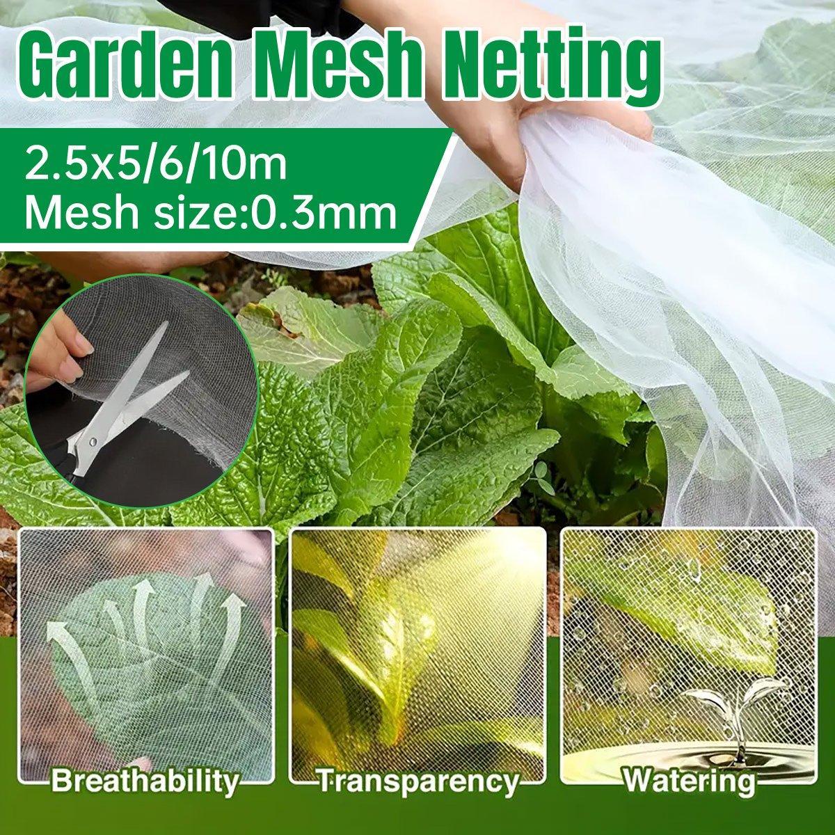 Agricultural Insect-proof Greenhouse Net for Fruit Vegetable Plant Protection - 250CMx5M V528-GRILLE-250CM-5M-886519
