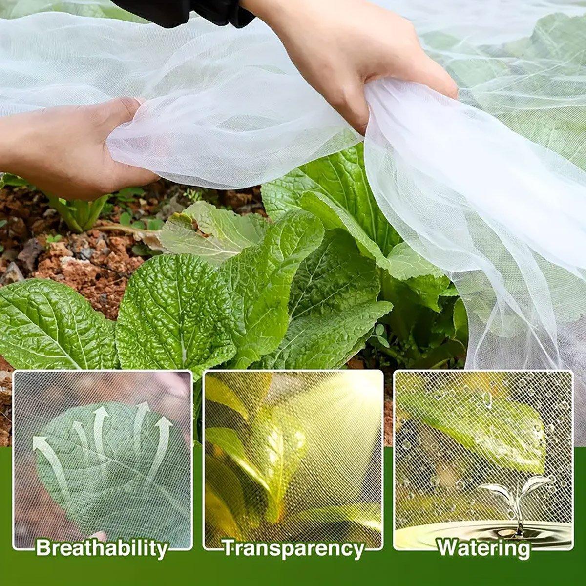 Agricultural Insect-proof Greenhouse Net for Fruit Vegetable Plant Protection - 250CMx5M V528-GRILLE-250CM-5M-886519