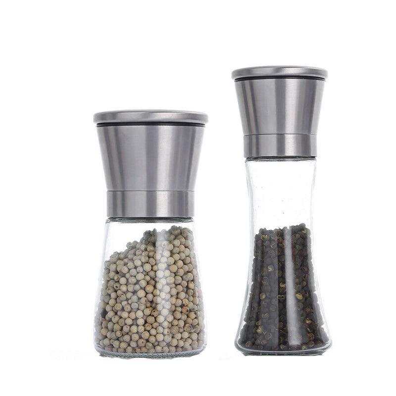 Stainless Steel Manual Salt and Pepper Grinder with Adjustable Ceramic Core - 200ML V528-GRINDERMANUAL-200ML-538414