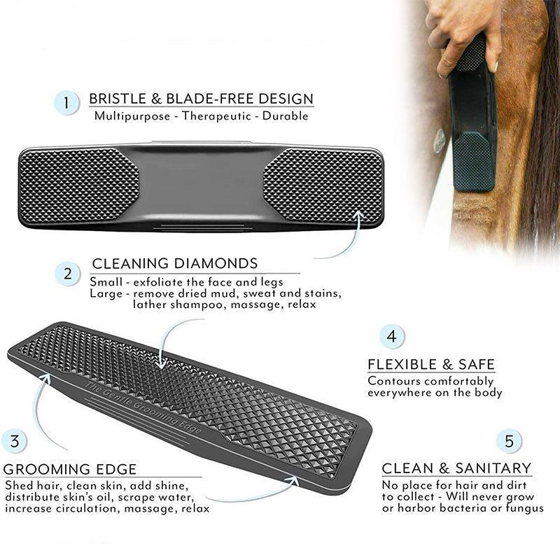 Horses Dogs Grooming Brush 6-In-1 Shedding Grooming Massage Kit Neat Pet Comb V528-GROOMINGBRUSH-712154