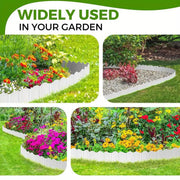 20PCS Garden Edging Fence Decorative Plastic Lawn Border Panels Landscaping - Green V528-GUARDRAIL-GREEN-877537