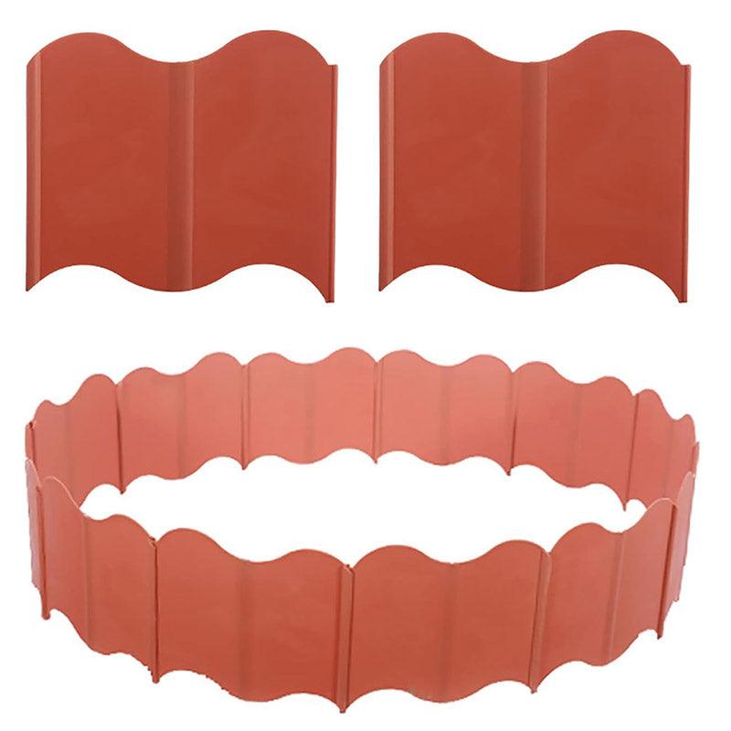 20PCS Garden Edging Fence Decorative Plastic Lawn Border Panels Landscaping - Green V528-GUARDRAIL-GREEN-877537