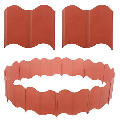 20PCS Garden Edging Fence Decorative Plastic Lawn Border Panels Landscaping - White V528-GUARDRAIL-WHITE-278257