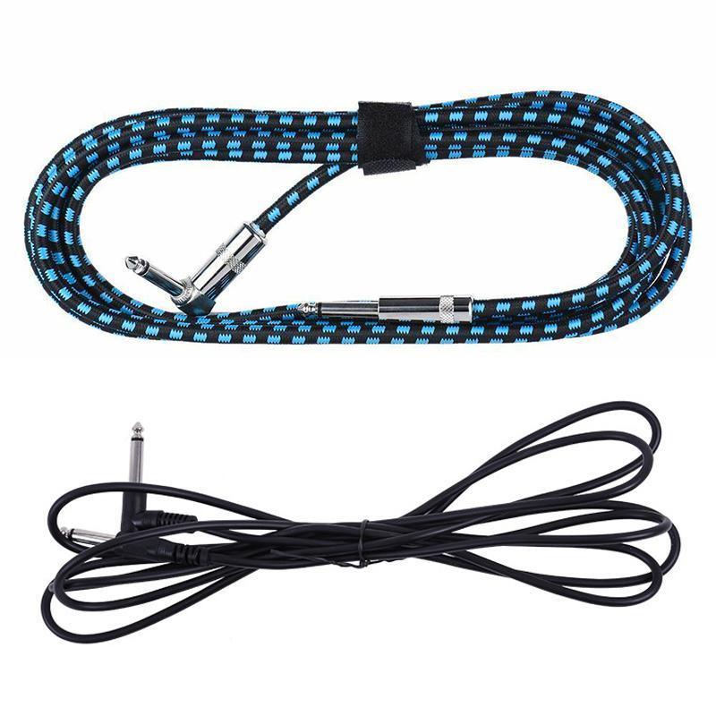 3M Guitar Amp Cable 6.35mm Mono Jack to Jack Lead for Electric Instruments - 3M Black Cable V528-GUITARAMPCABLE-BLACK-1PC-165835