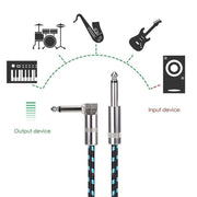 3M Guitar Amp Cable 6.35mm Mono Jack to Jack Lead for Electric Instruments - 3M Black Cable V528-GUITARAMPCABLE-BLACK-1PC-165835