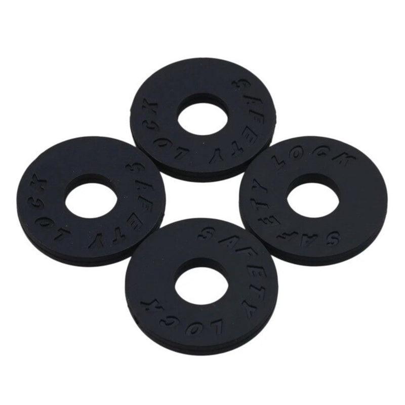 10X Black Guitar Strap Locks Anti-Slip for Acoustic Electric & Bass Guitars V528-GUITARSTRAPBUCKLES-10PCS-58495