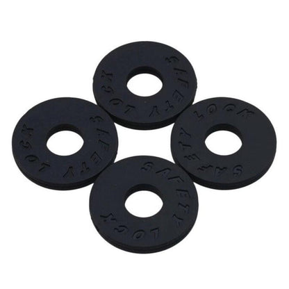 10X Black Guitar Strap Locks Anti-Slip for Acoustic Electric & Bass Guitars V528-GUITARSTRAPBUCKLES-10PCS-58495