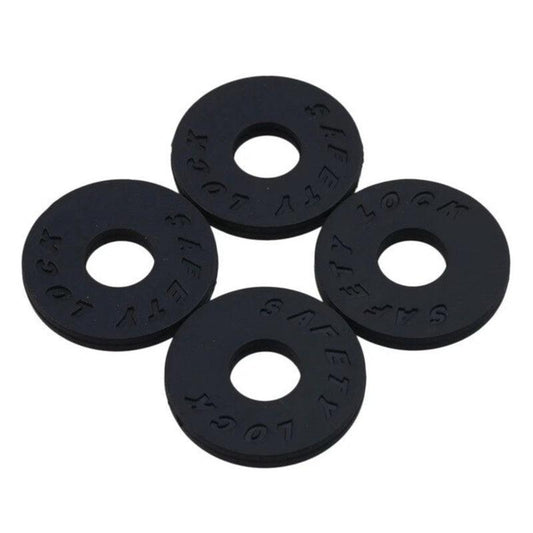10X Black Guitar Strap Locks Anti-Slip for Acoustic Electric & Bass Guitars V528-GUITARSTRAPBUCKLES-10PCS-58495
