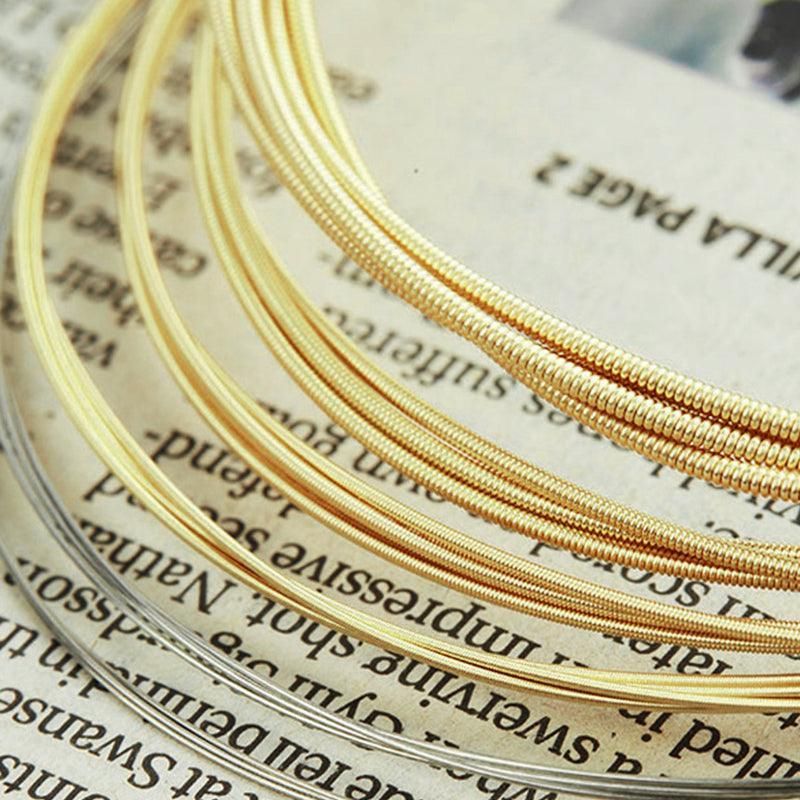 Acoustic Music Guitar Strings Steel Premium Light Universal 6 pcs Sent Free Pick V528-GUITARSTRINGS-6PCS-789448