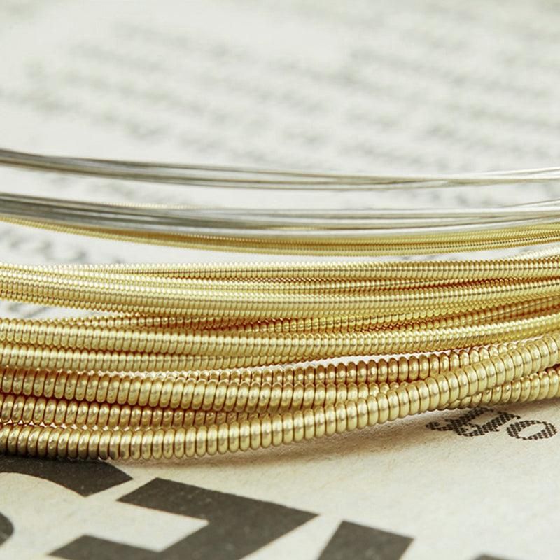 Acoustic Music Guitar Strings Steel Premium Light Universal 6 pcs Sent Free Pick V528-GUITARSTRINGS-6PCS-789448