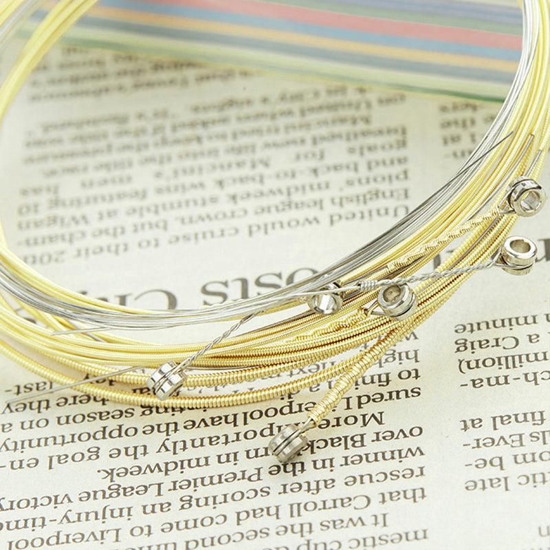 Acoustic Music Guitar Strings Steel Premium Light Universal 6 pcs Sent Free Pick V528-GUITARSTRINGS-6PCS-789448