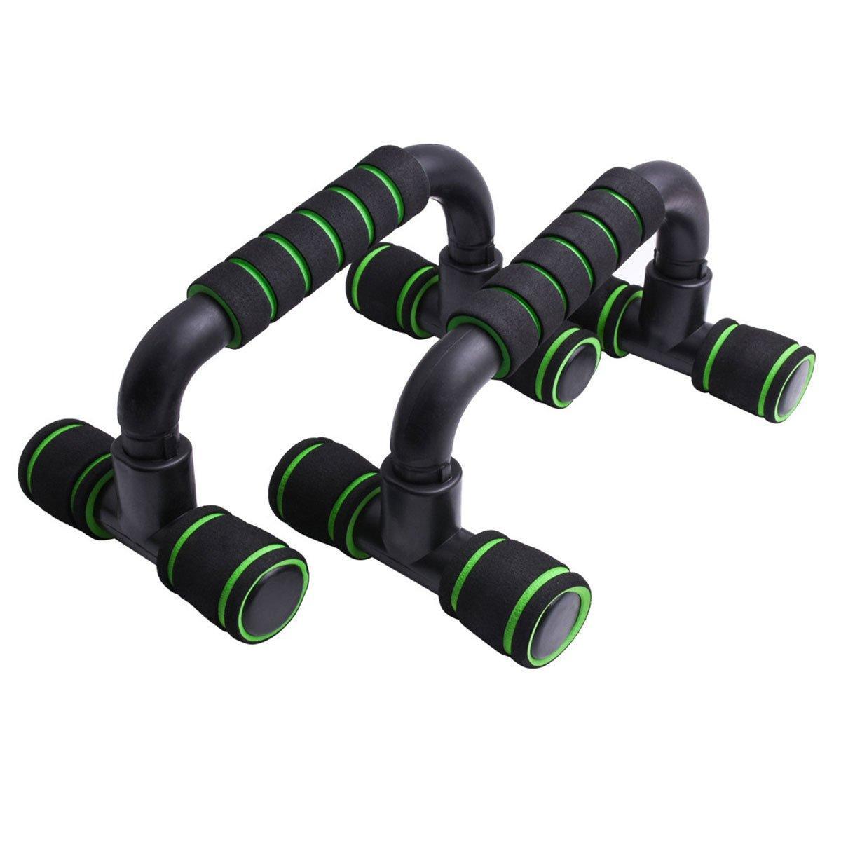 H Shaped Push Up Bars Home Fitness Equipment for Chest Arm Shoulder Training - Orange V528-H-ORANGE-648355