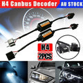 2PCS H4 CANBUS LED Headlight Decoder Anti Flicker Error Canceller Load Resistor V528-H4CANBUSDECODER-2PCS-284269