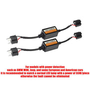 2PCS H4 CANBUS LED Headlight Decoder Anti Flicker Error Canceller Load Resistor V528-H4CANBUSDECODER-2PCS-284269
