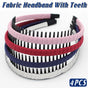 4pcs Headband with Teeth Non Slip Hairband for Women Hair Accessories Holder V528-HAIR-BAND-4PCS-728450