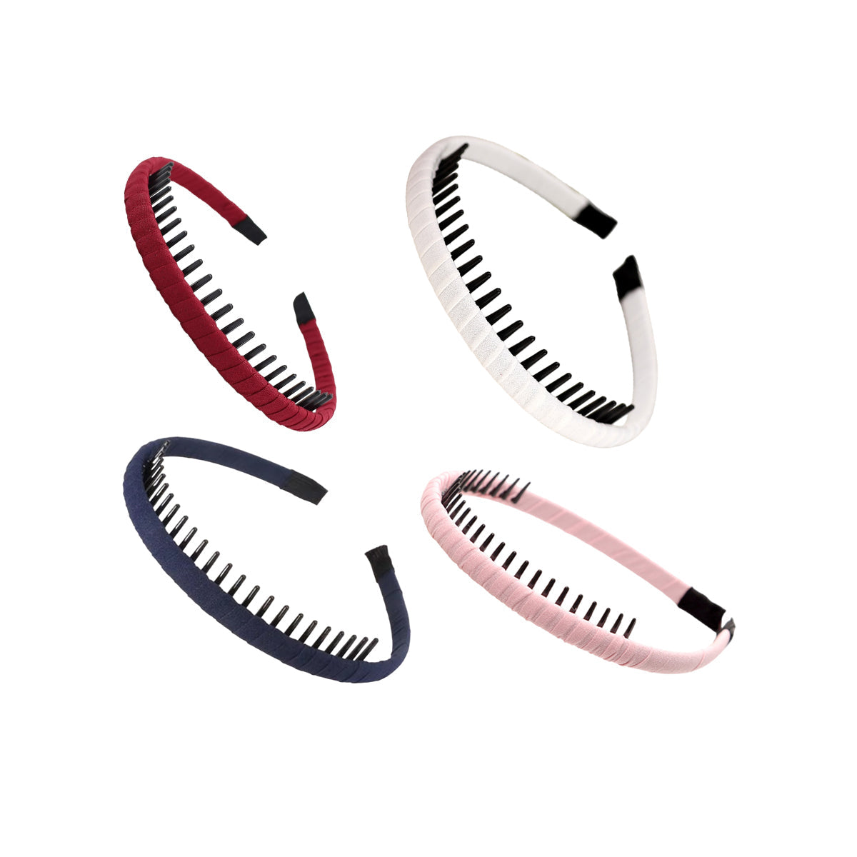 4pcs Headband with Teeth Non Slip Hairband for Women Hair Accessories Holder V528-HAIR-BAND-4PCS-728450