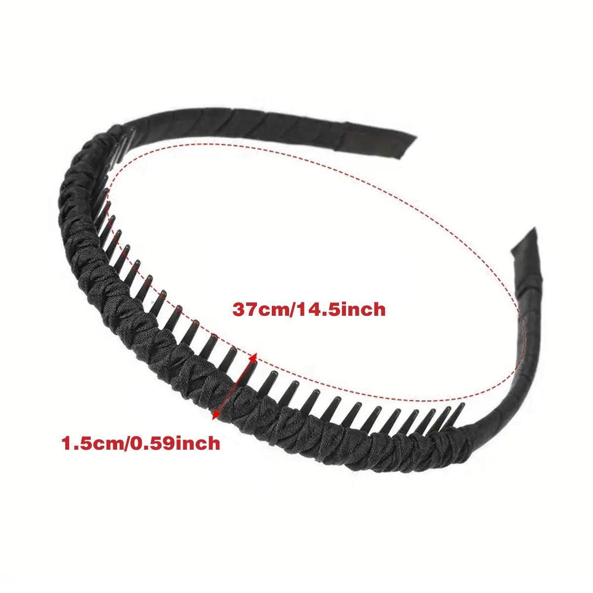 4pcs Headband with Teeth Non Slip Hairband for Women Hair Accessories Holder V528-HAIR-BAND-4PCS-728450