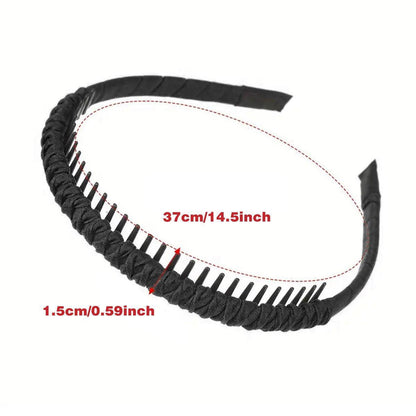4pcs Headband with Teeth Non Slip Hairband for Women Hair Accessories Holder V528-HAIR-BAND-4PCS-728450