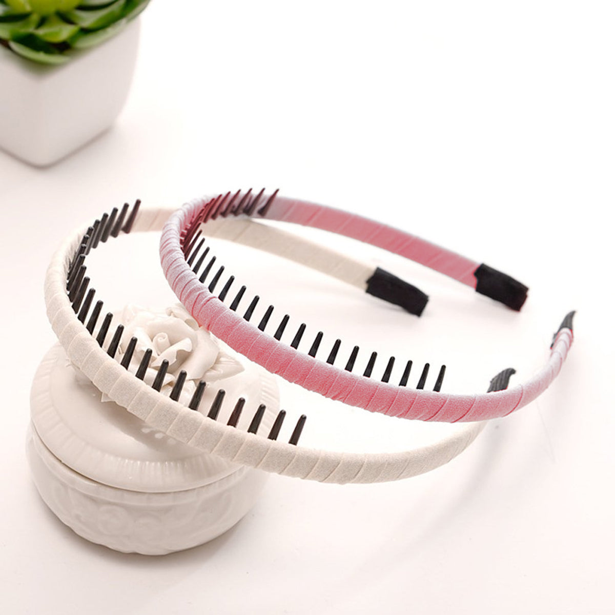 4pcs Headband with Teeth Non Slip Hairband for Women Hair Accessories Holder V528-HAIR-BAND-4PCS-728450