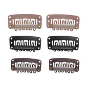 30pcs Wig Snap Clips for Hair Extension Weft 32mm All Colors Hair Styling - Brown V528-HAIR-CLIP-BROWN-30PCS-713707