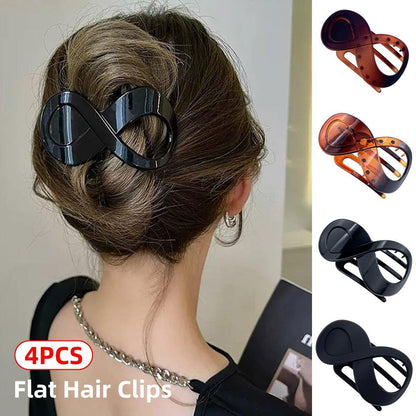 4PCS Hair Clip Set Duckbill Clips Cute Hair Accessories for Bangs and Styling V528-HAIR-CLIP-SET-3-524156