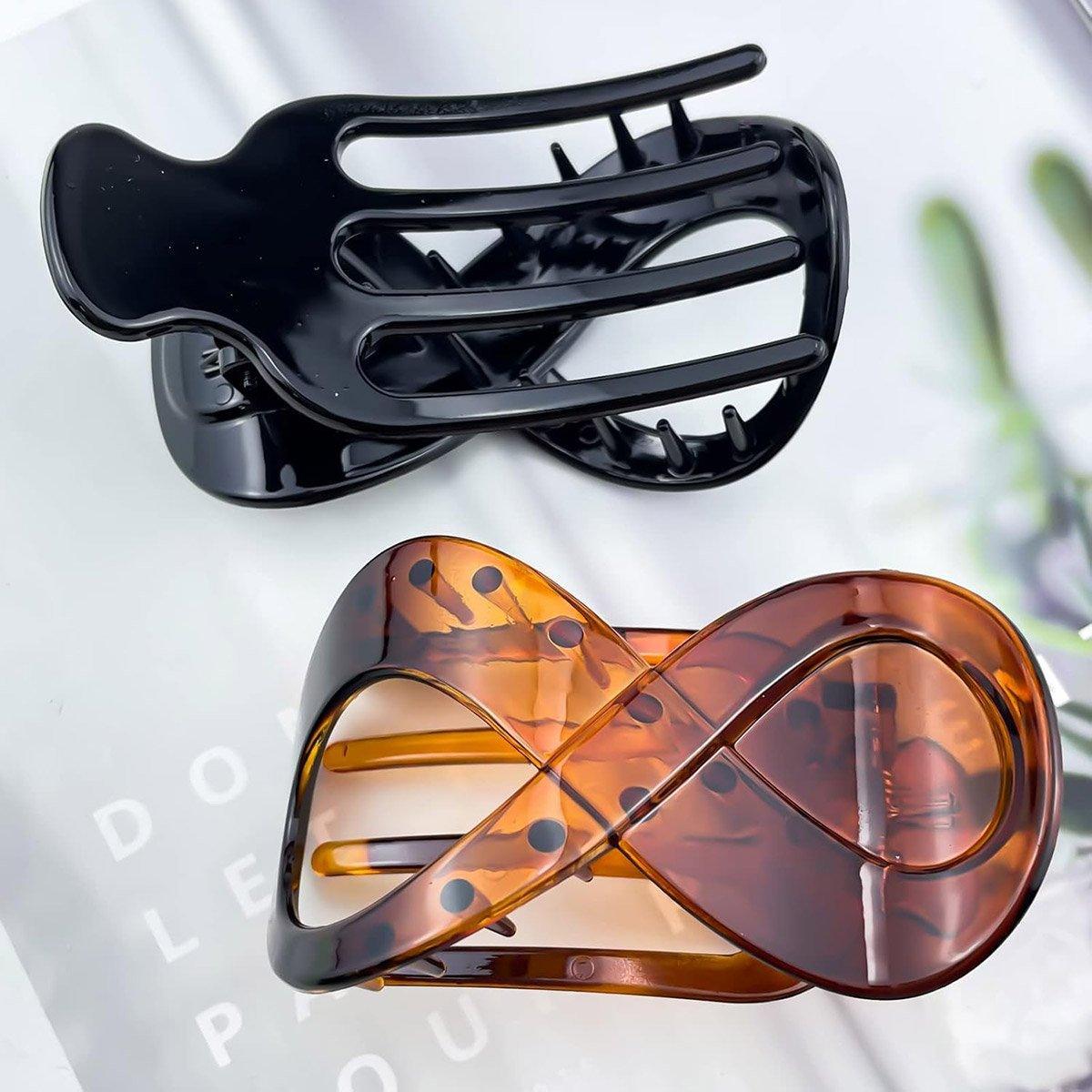 4PCS Hair Clip Set Duckbill Clips Cute Hair Accessories for Bangs and Styling V528-HAIR-CLIP-SET-3-524156