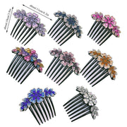 8Pack Rhinestone Hair Comb Non-Slip Simple All-Match Hair Accessories Fork Comb V528-HAIR-COMB-8PCS-571420