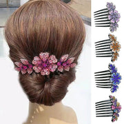 8Pack Rhinestone Hair Comb Non-Slip Simple All-Match Hair Accessories Fork Comb V528-HAIR-COMB-8PCS-571420