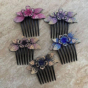 8Pack Rhinestone Hair Comb Non-Slip Simple All-Match Hair Accessories Fork Comb V528-HAIR-COMB-8PCS-571420