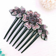 8Pack Rhinestone Hair Comb Non-Slip Simple All-Match Hair Accessories Fork Comb V528-HAIR-COMB-8PCS-571420