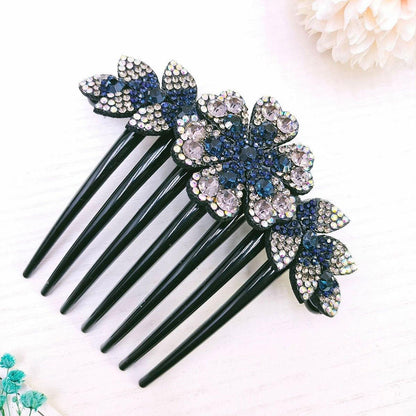 8Pack Rhinestone Hair Comb Non-Slip Simple All-Match Hair Accessories Fork Comb V528-HAIR-COMB-8PCS-571420