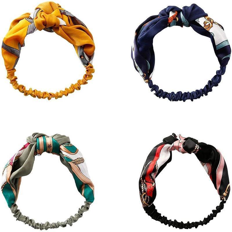 Women Lady Boho Bohemian Cross hair head headband band Scarf Wrap Bandana AU - Blue V528-HAIRBAND-BLUE-870099