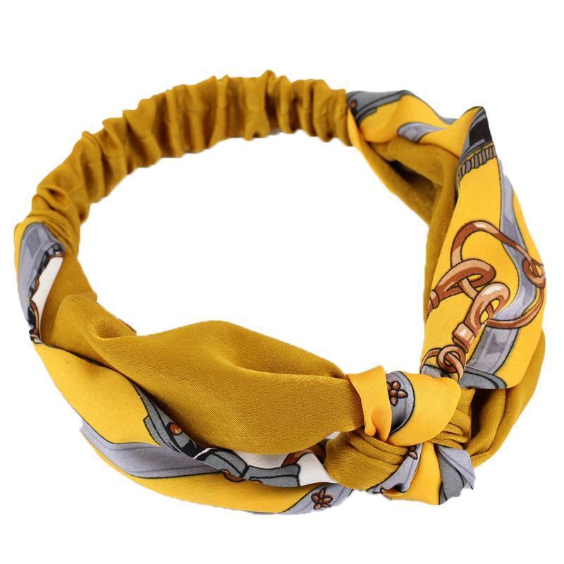 Women Lady Boho Bohemian Cross hair head headband band Scarf Wrap Bandana AU - Blue V528-HAIRBAND-BLUE-870099