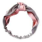 Women Chiffon Floral Print Headband Fashion Bohemian Elastic Cross Hair Bands - C-Red V528-HAIRBAND-C-RED-772183