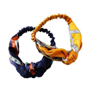 Women Lady Boho Bohemian Cross hair head headband band Scarf Wrap Bandana AU - Yellow V528-HAIRBAND-YELLOW-217420