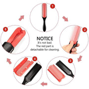 Hair Styling Brush Classic D3 Medium 9 Row Comb Styling Hairbrush V528-HAIRBRUSH-125698