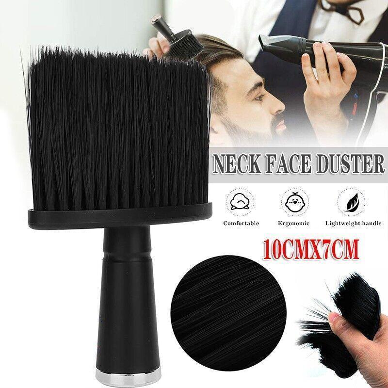 Neck Face Duster Salon Barber Shaving Brush Clean Hairdressing Accessories V528-HAIRBRUSH-BLACK-89965