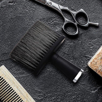 Neck Face Duster Salon Barber Shaving Brush Clean Hairdressing Accessories V528-HAIRBRUSH-BLACK-89965